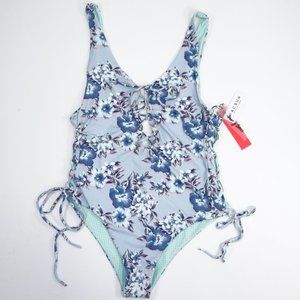 Amor Y Besos Reversible Lace-Up One Piece S-L